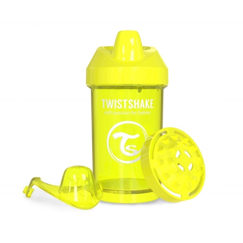 Twistshake KidCup Suluk 8 Ay+ 300 ml Sarı Orjinal