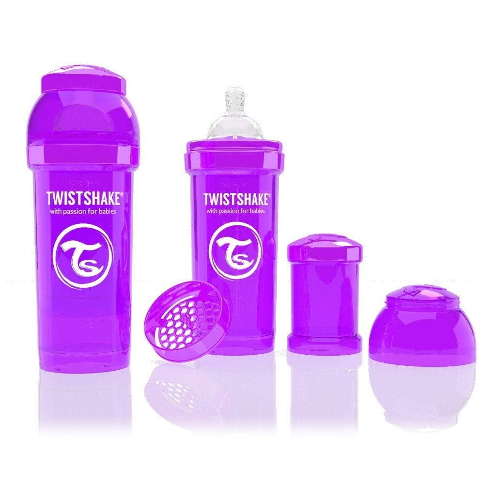 Twistshake Anticolic 260 ml Biberon Mor Orjinal