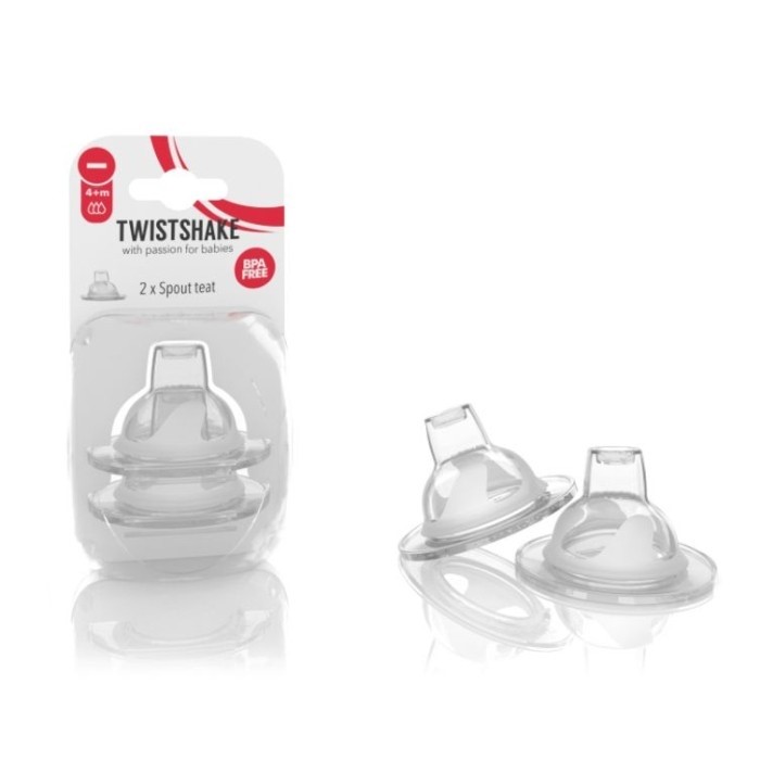 Twistshake Damlatmaz Suluk Silikon Yedek Uç 2li 4 Ay+ Orjinal