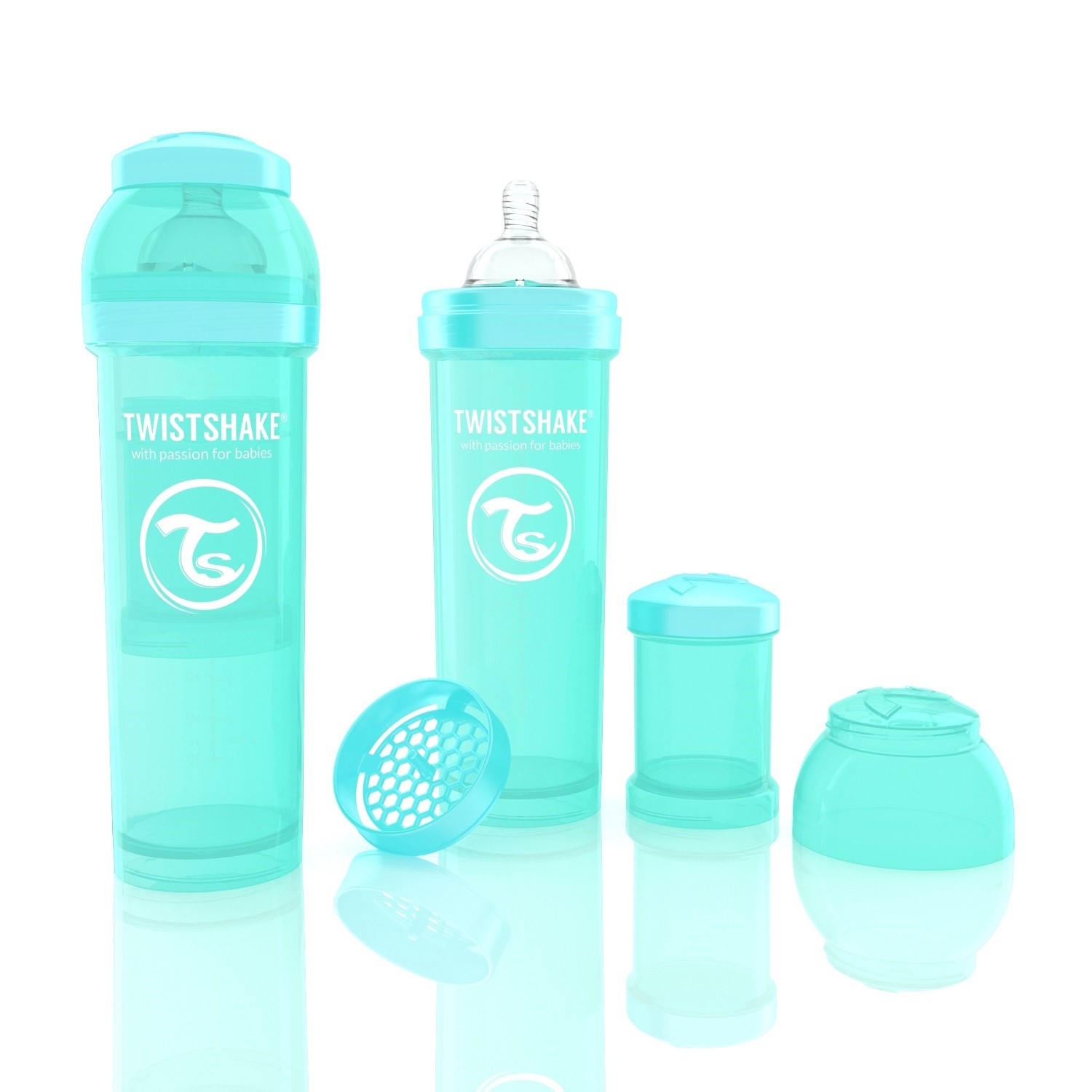 Twistshake Anticolic 330 ml Biberon Turkuaz Orjinal