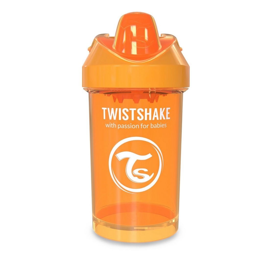 Twistshake Crawler Cup Suluk 8 Ay+ 300 ml Turuncu Orjinal