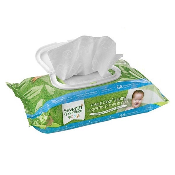 Seventh Generation Kokusuz Islak Temizleme Mendili 64 Adet Orjinal