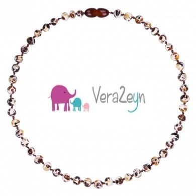 VeraZeyn Kehribar Bebek Diş Kolyesi Sanat Orjinal