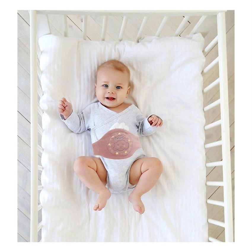 BabyJem Kiraz Çekirdekli Gaz Giderici Kemer Pembe