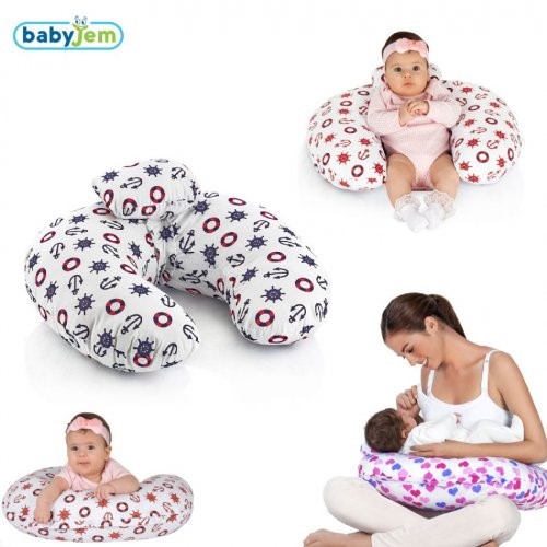 BabyJem Bebek Emzirme ve Destek Minderi Pembe