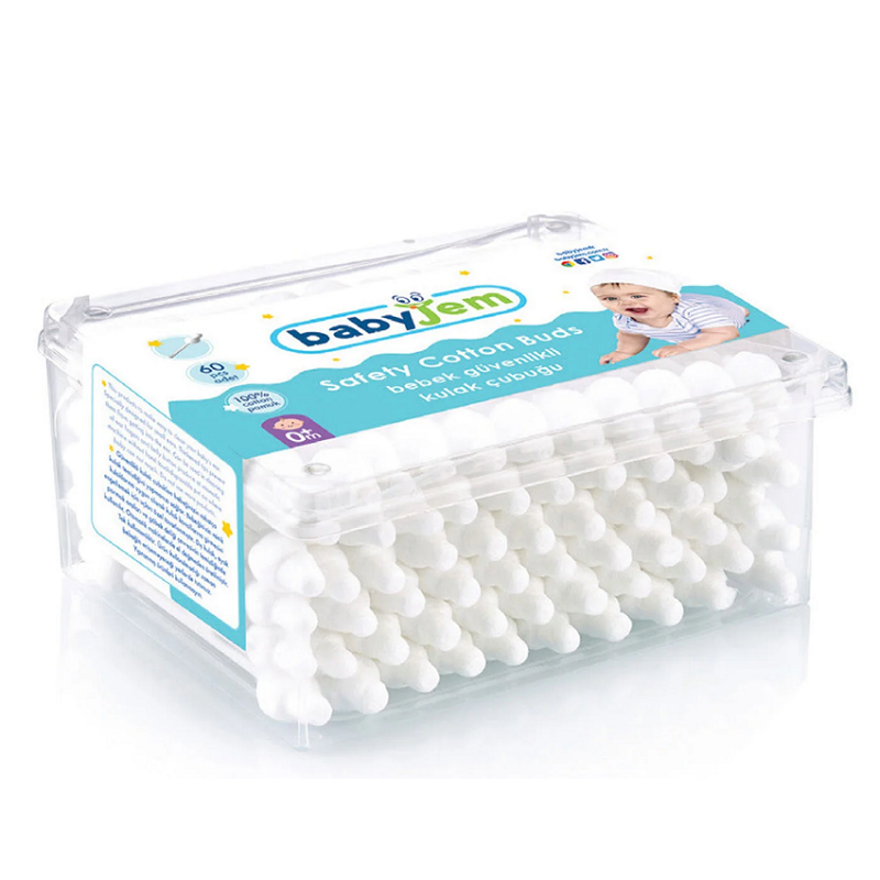 BabyJem Bebek Kulak Çubuğu 60 Adet Orjinal