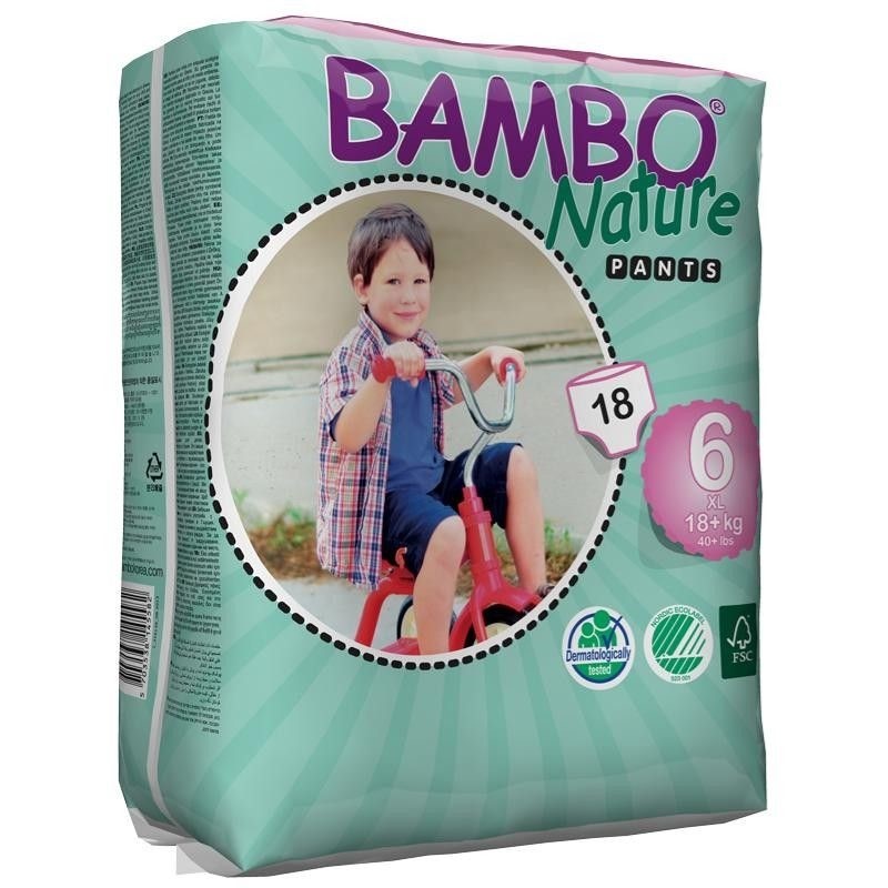 Bambo Nature No:6 Alıştırma Külodu 18 kg+ (18 adet)