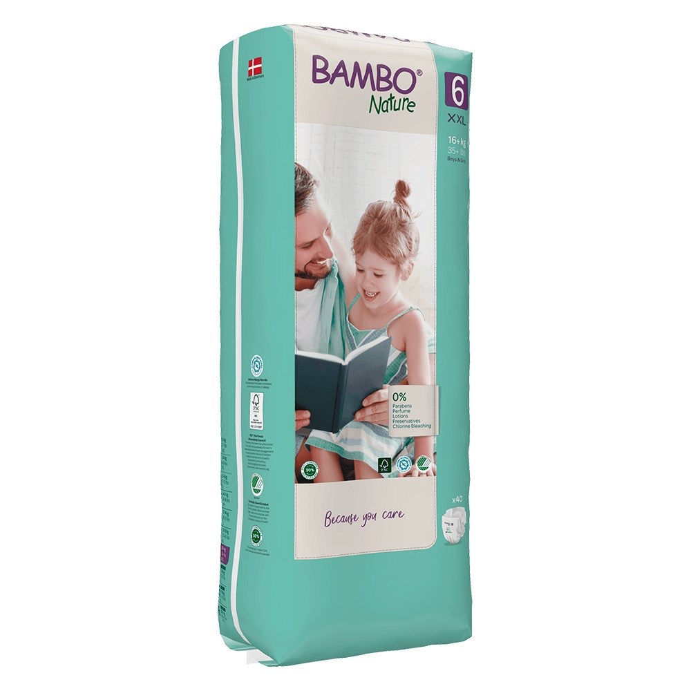 Bambo Nature No:6 XXL Bebek Bezi 16-30 kg (40 Adet)