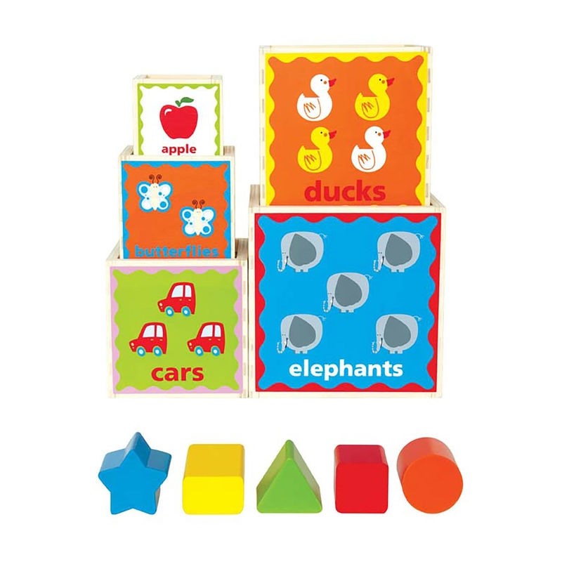 Hape Ahşap Oyuncak - Oyun Piramiti 18 Ay+ Orjinal