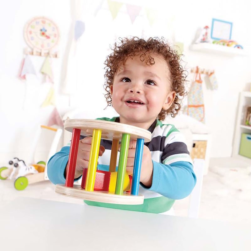 Hape Ahşap Oyuncak - 1-2-3 Şekil Sıralayıcı 12 Ay+ Orjinal