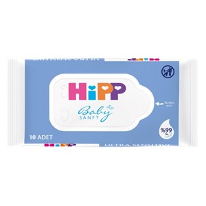 Hipp BabySanft Bakım ve Temizlik Islak Cep Mendili 10´lu