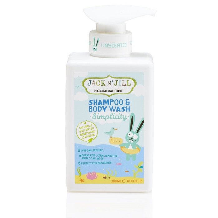 Jack N´ Jill Saç ve Vücut Şampuanı Simplicity 300 ml Orjinal