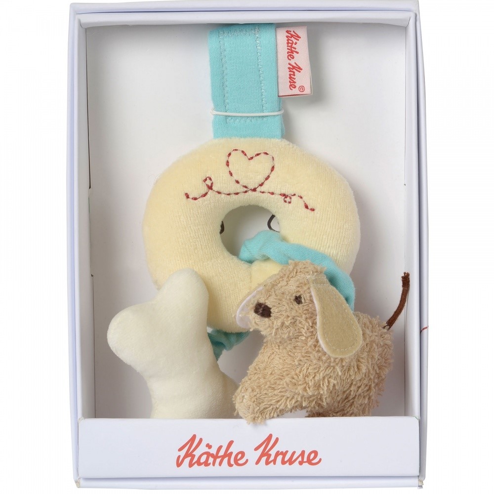 Kathe Kruse Dog Sammy Mini Mobile Puset Oyuncağı Orjinal
