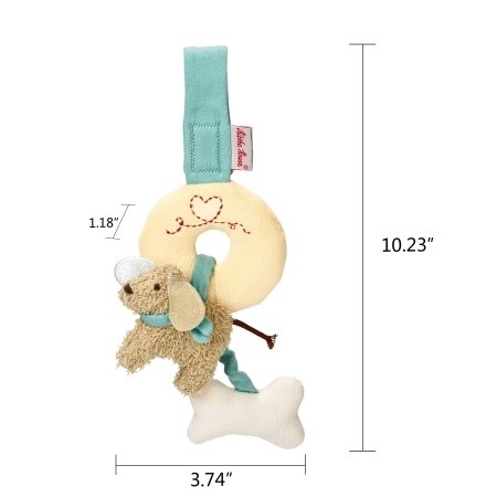 Kathe Kruse Dog Sammy Mini Mobile Puset Oyuncağı Orjinal