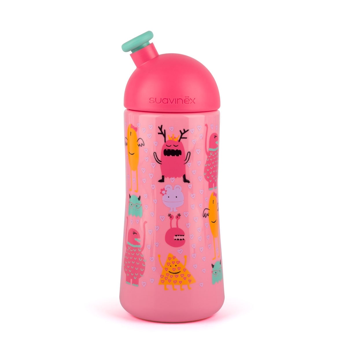 Suavinex Sport Cup Bastır Çek Ağızlıklı Bardak 360 ml Pembe