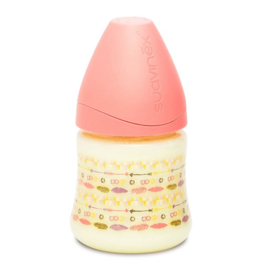 Suavinex Silikon Uç Pp Geniş Ağız Biberon 150 ml Pembe