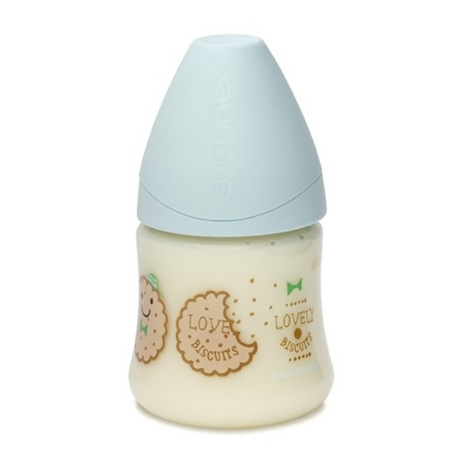 Suavinex Silikon Uç Pp Geniş Ağız Biberon 150 ml Mavi