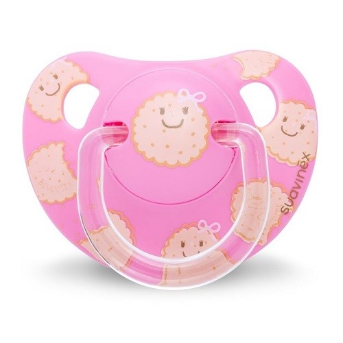 Suavinex Ortodontik Silikon Emzik 6-18 Ay Pembe