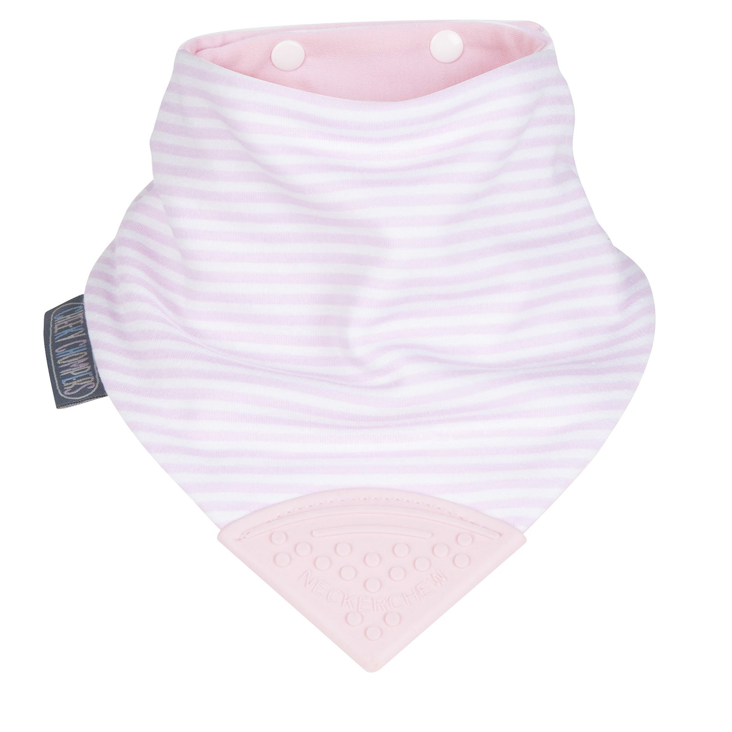 Cheeky Chompers Diş Kaşıyıcılı Fular Önlük Cool Pink Orjinal