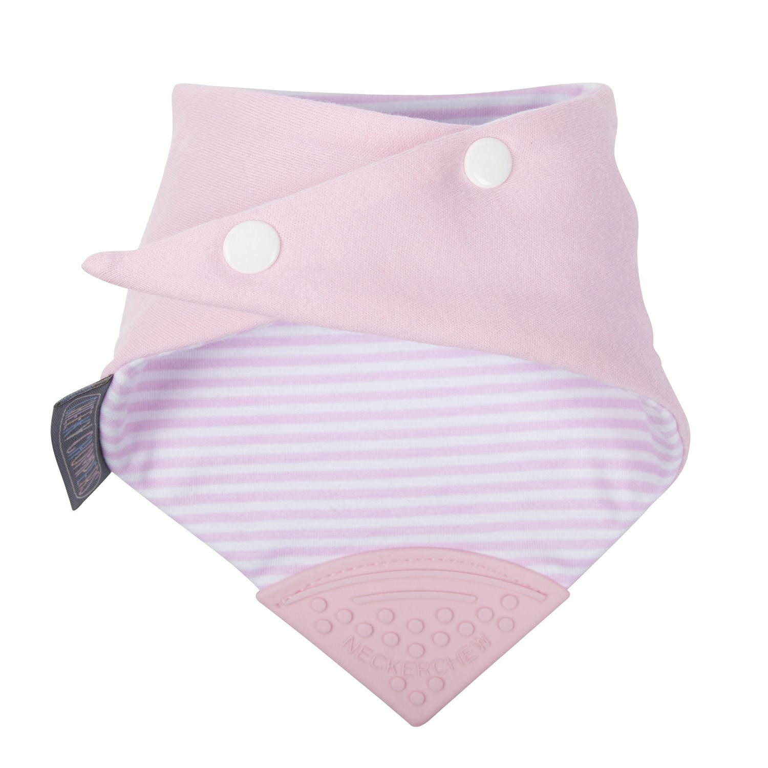 Cheeky Chompers Diş Kaşıyıcılı Fular Önlük Cool Pink Orjinal
