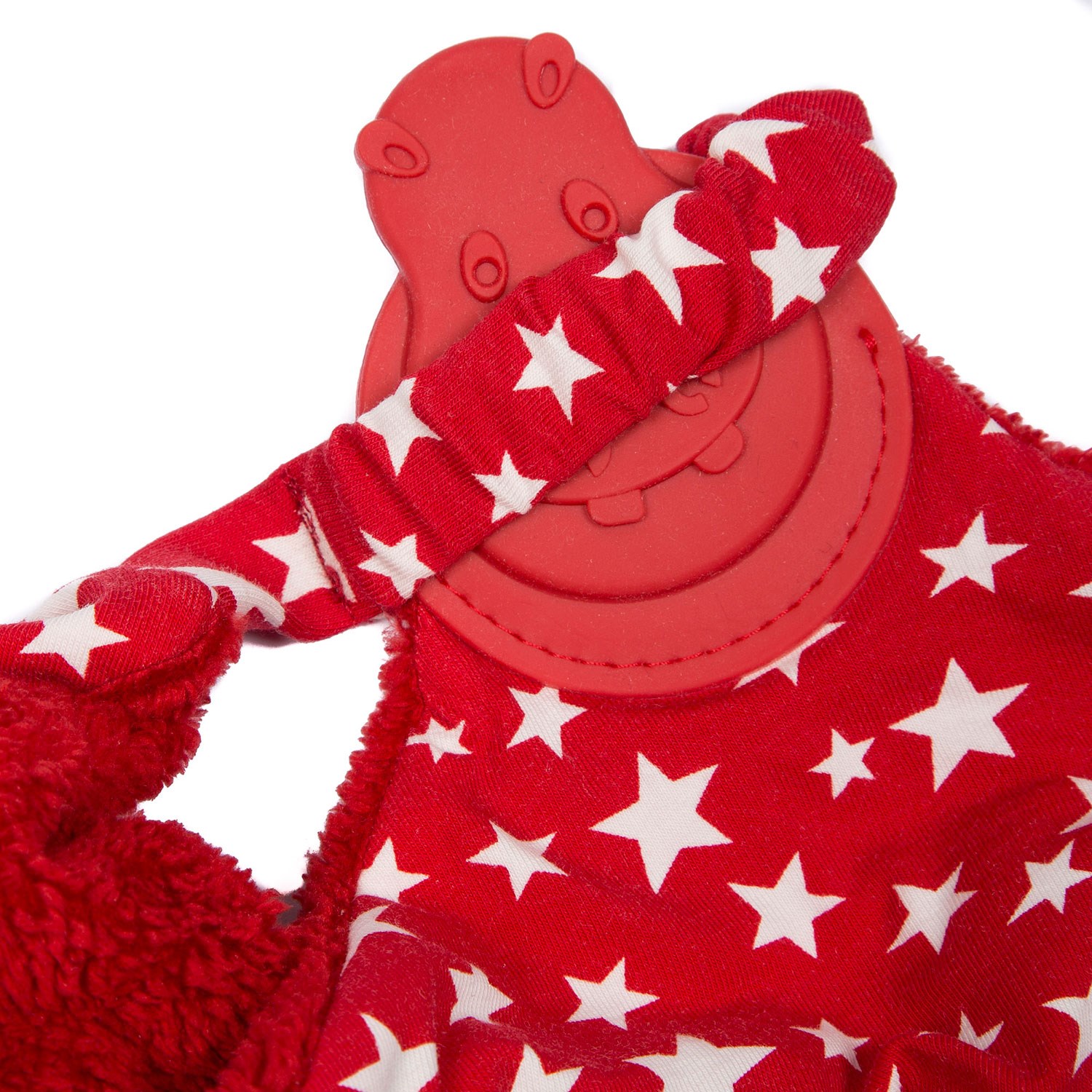 Cheeky Chompers Diş Kaşıyıcılı Uyku Arkadaşı - Red Stars Orjinal