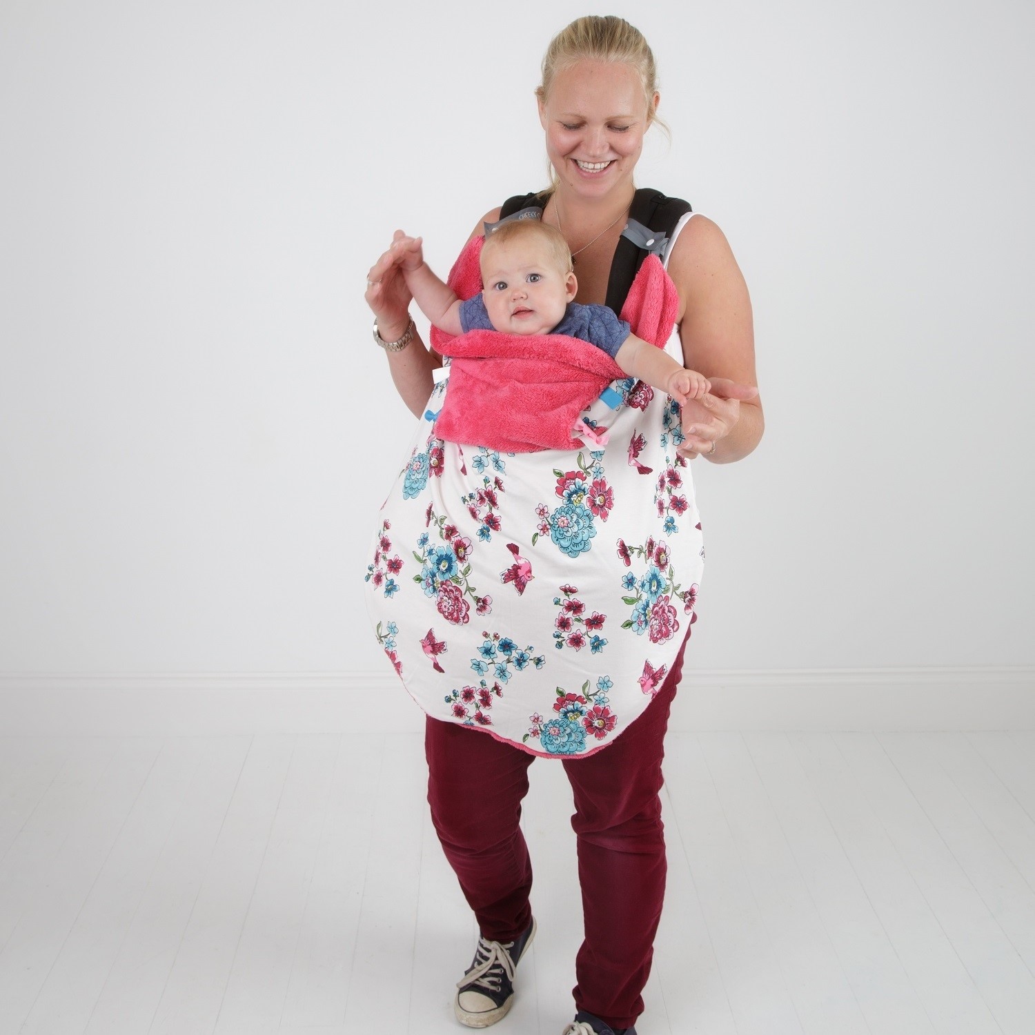 Cheeky Chompers Bebek Battaniyesi - Anna Floral Orjinal
