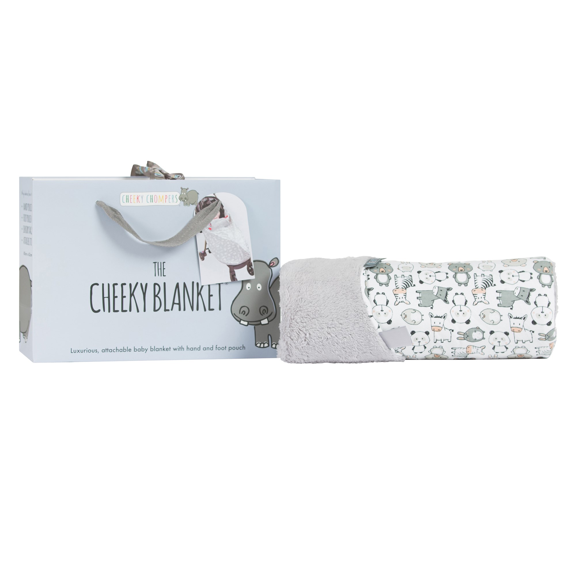 Cheeky Chompers Bebek Battaniyesi - Panda Pals Orjinal
