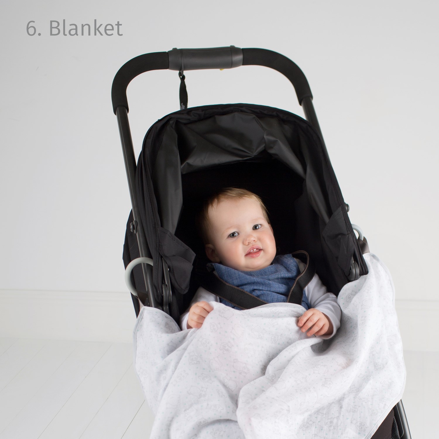Cheeky Chompers MultiMuslin - Cheeky Hippo Orjinal