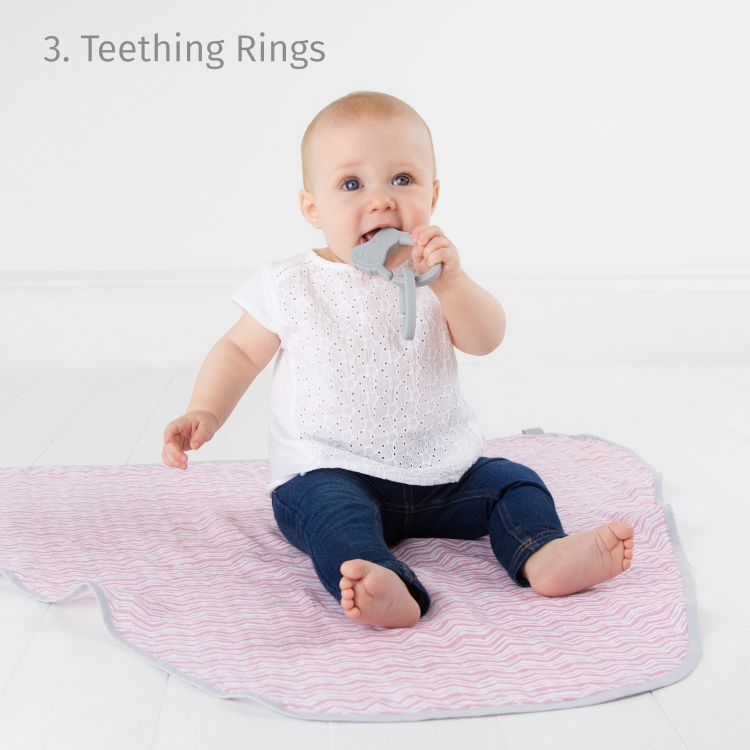 Cheeky Chompers MultiMuslin - Rosy Days Orjinal