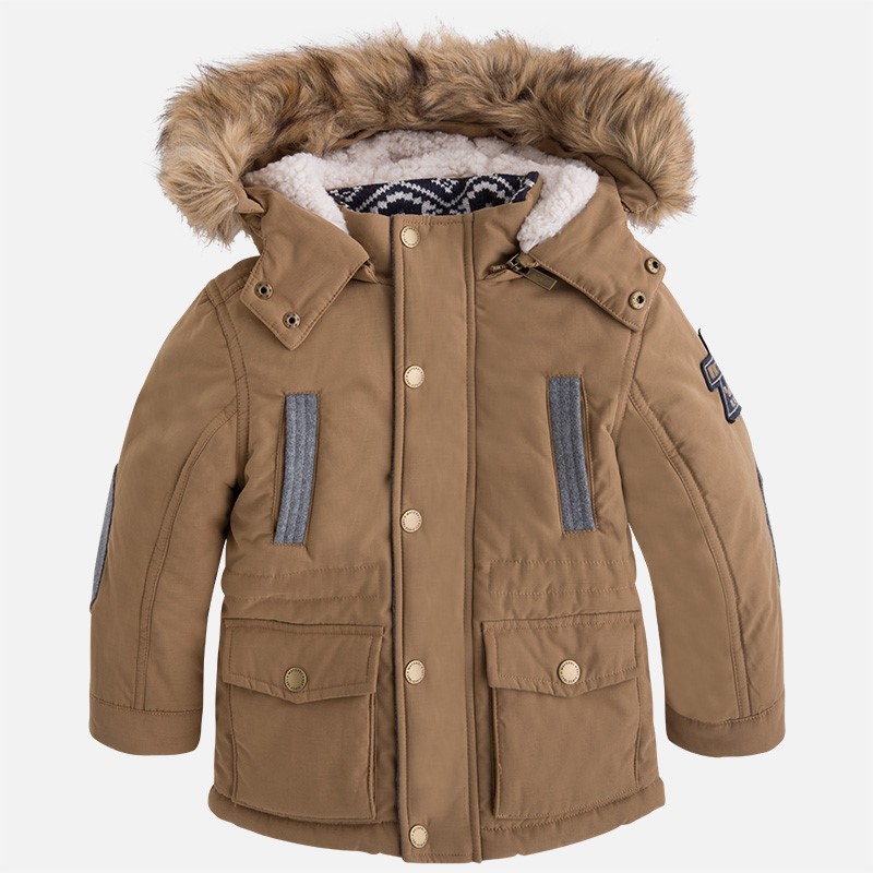 4455 Mayoral Erkek Kışlık Mont-Parka Kahverengi 