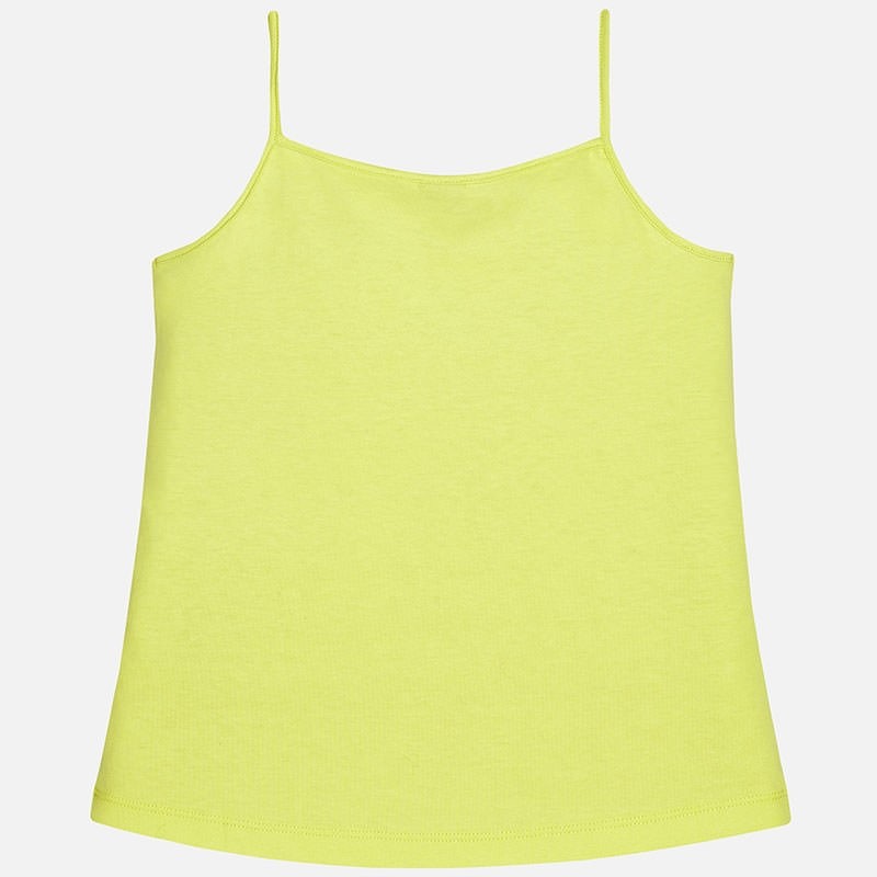 857 Mayoral Kız Yazlık İp Askılı Basic T-shirt Sarı