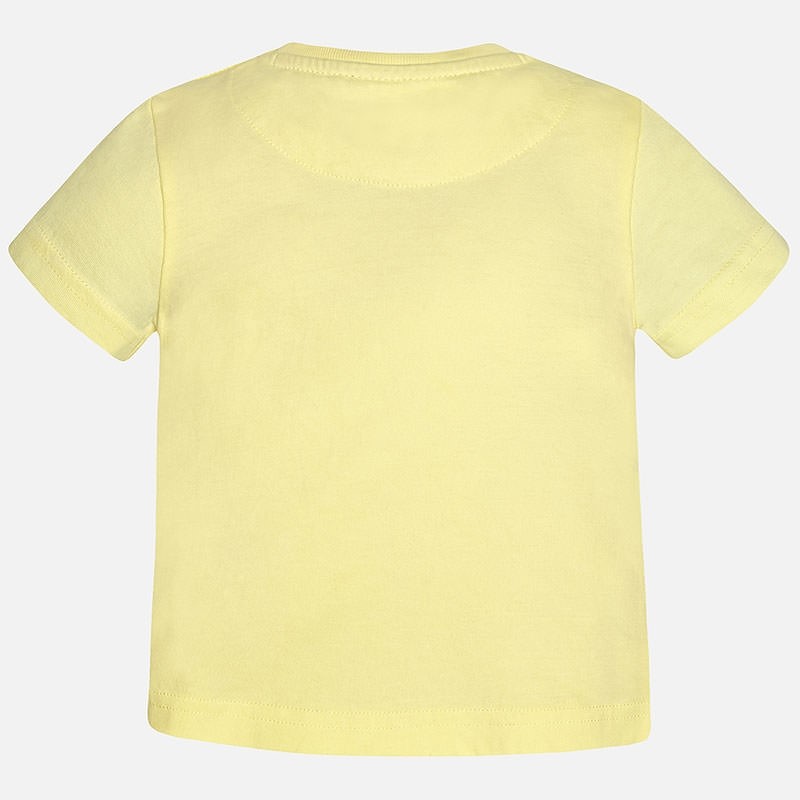 1013 Mayoral Erkek Bebek Yazlık Kısa Kol T-shirt Sarı