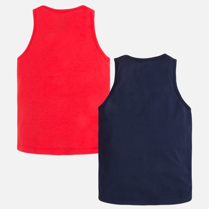 3053 Mayoral Erkek Yazlık Kolsuz T-shirt 2li Set Sarı
