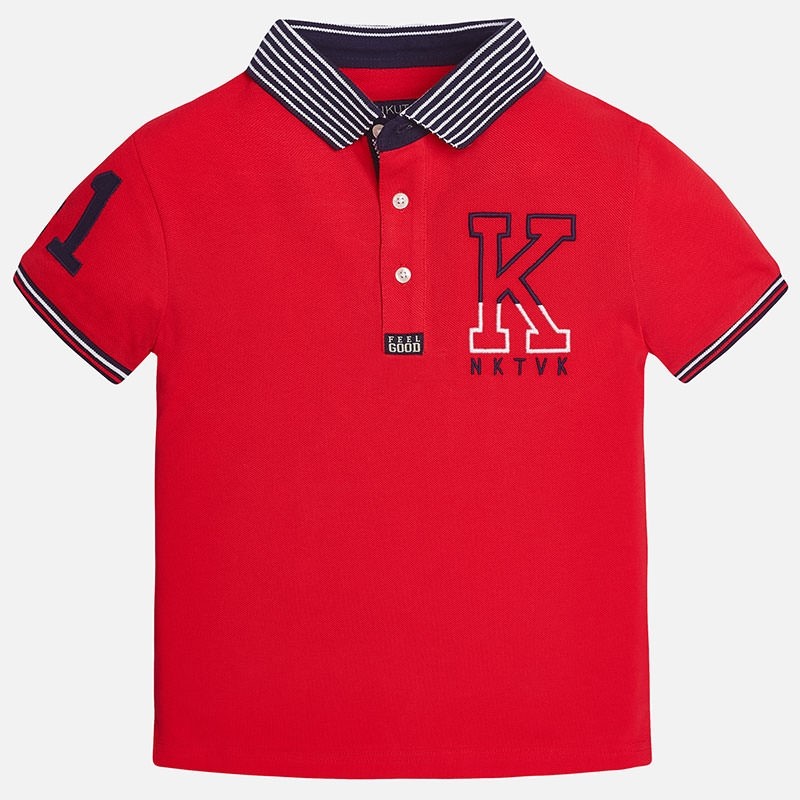 6103 Mayoral Erkek Yazlık Kısa Kol Polo Yaka T-shirt Sarı