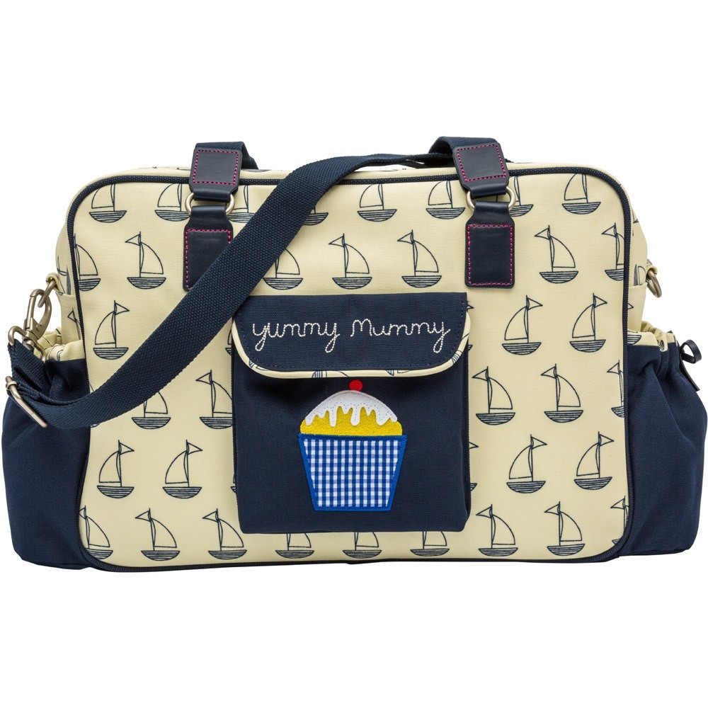 Pink Lining Yummy Mummy - Navy And Cream Boat Orjinal