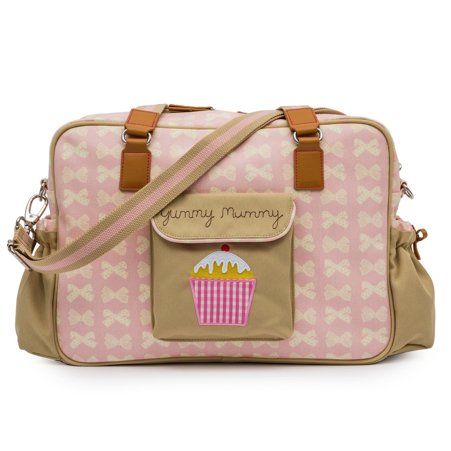 Pink Lining Yummy Mummy - Pink And Cream Bows Orjinal