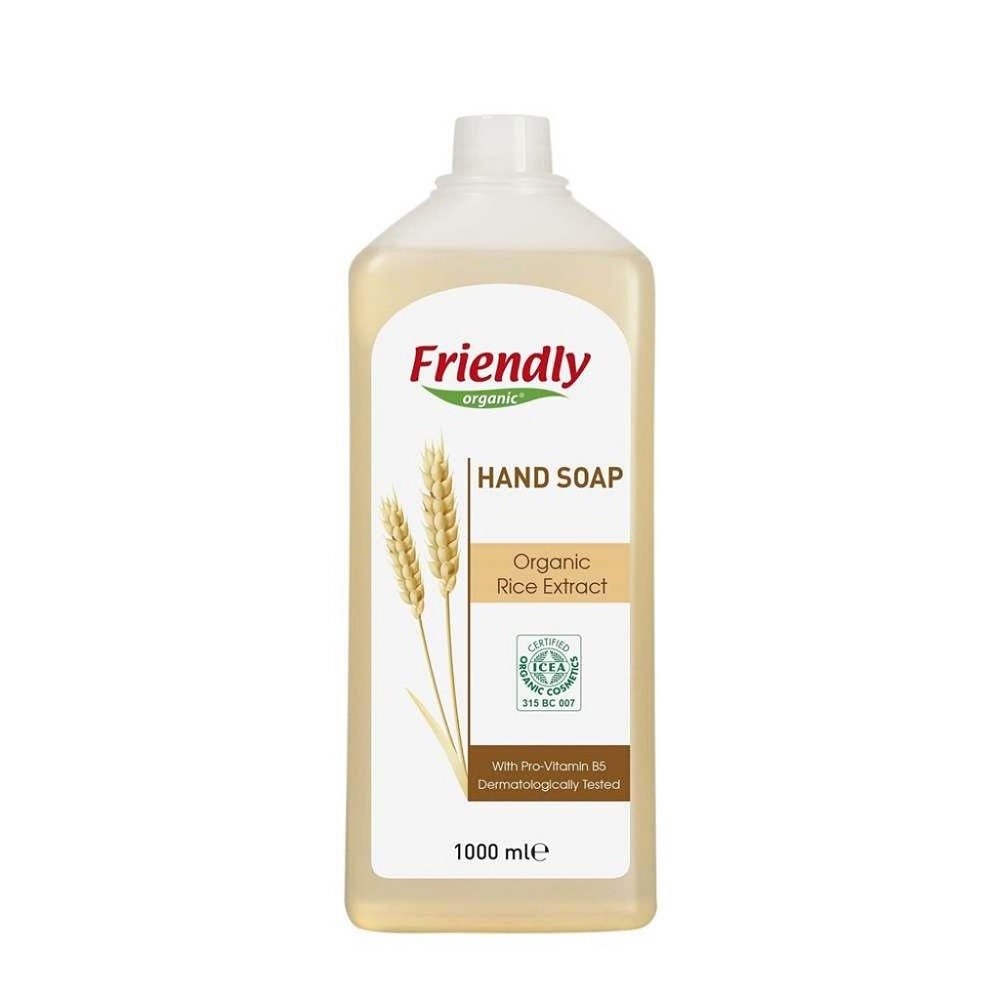 Friendly Organik Sıvı El Sabunu 1000 ml - Pirinç Orjinal
