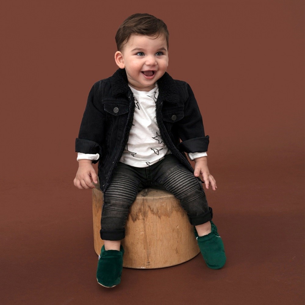 Baby On The Go Patik - Velvet Yeşil