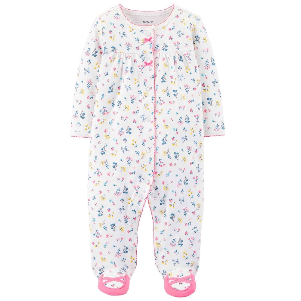 Carters Kız Bebek Kışlık Tulum Açık Sarı