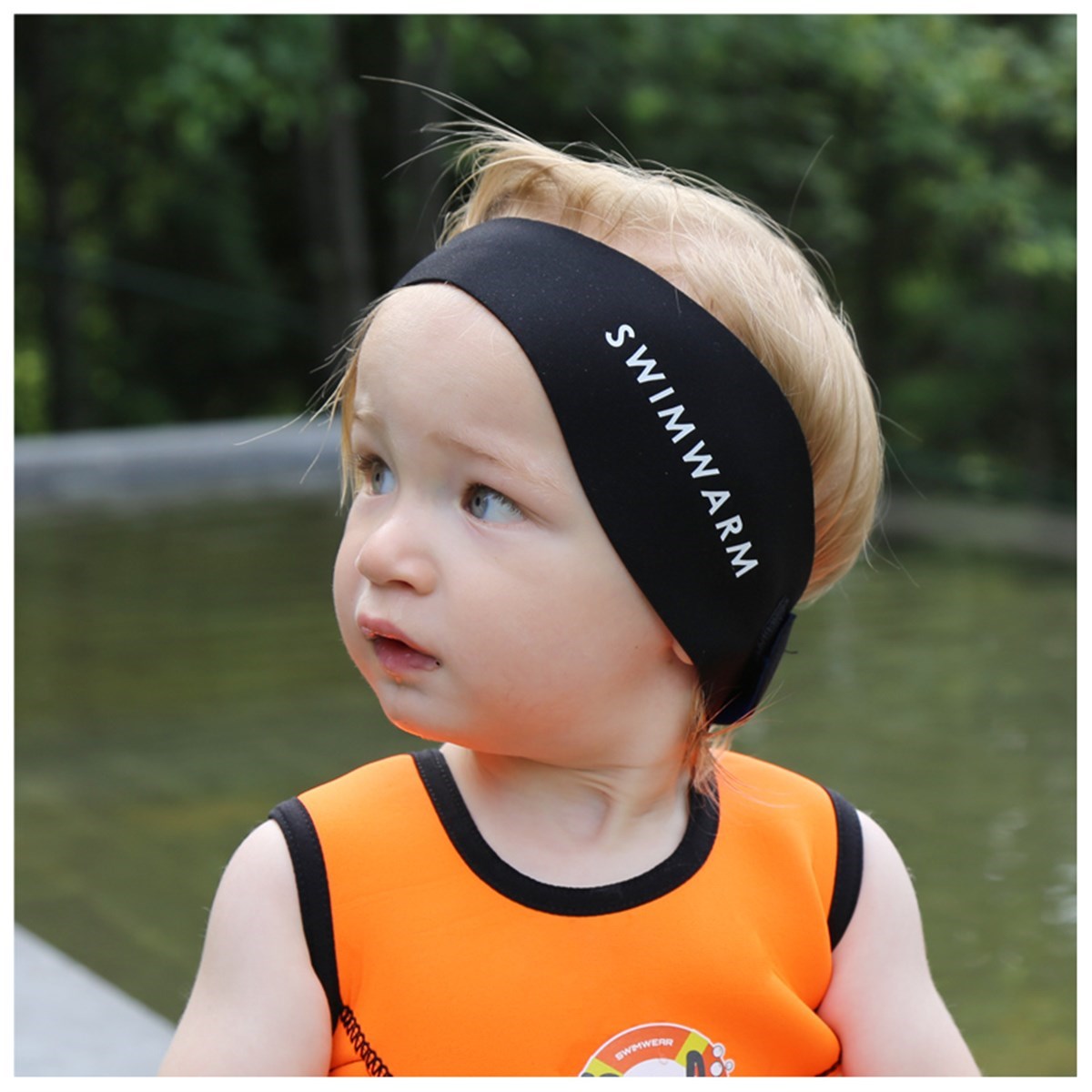 Owli Swimwarm Kulak Koruyucu Siyah - Bebek Orjinal