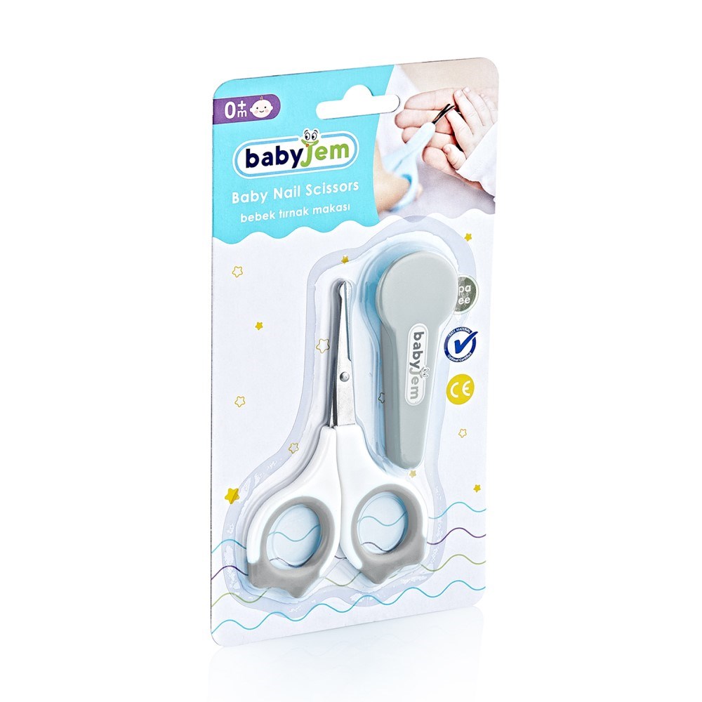 BabyJem Bebek Tırnak Makası Gri