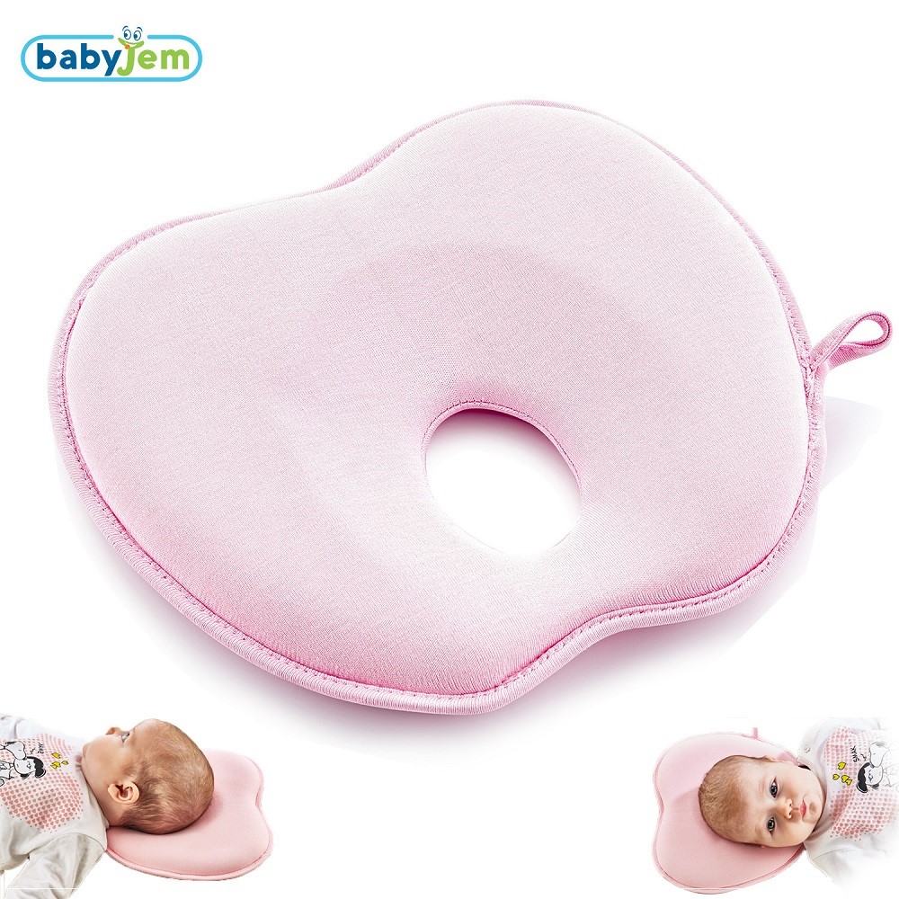 BabyJem Düz Kafa Yastığı Pembe