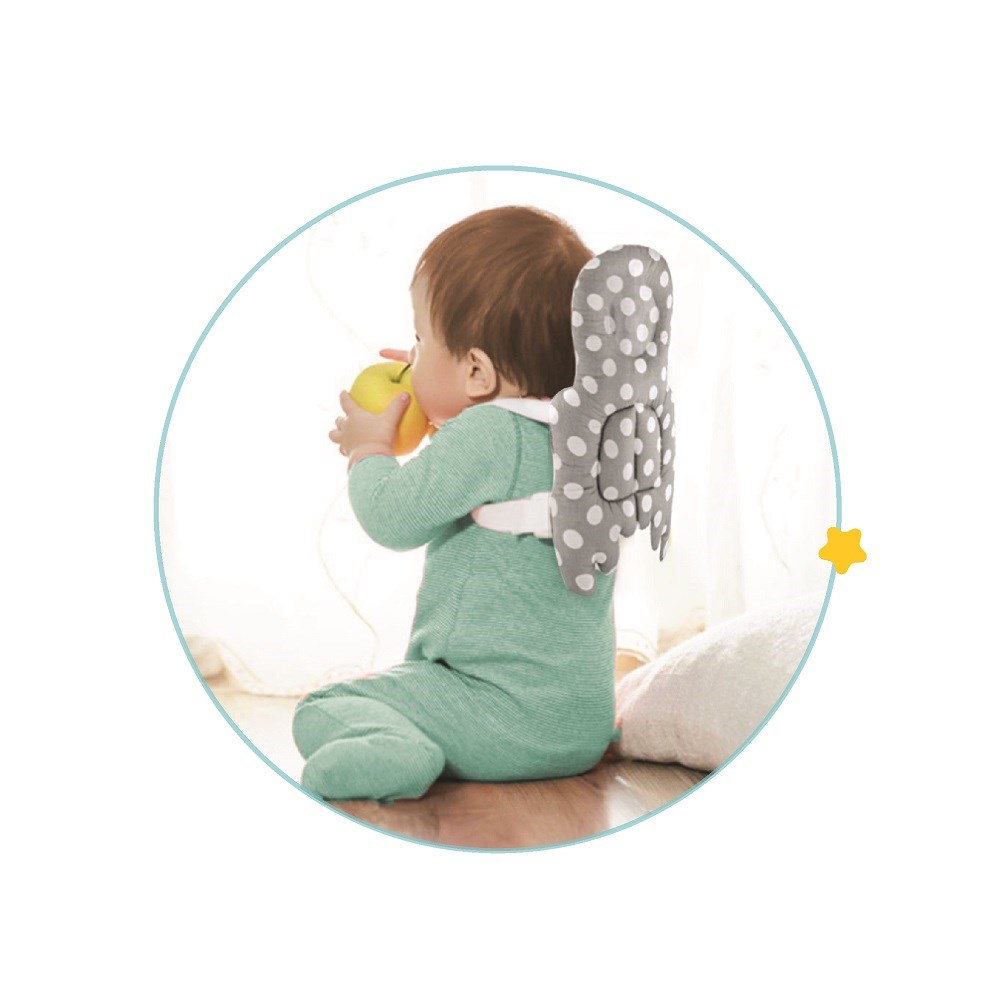 BabyJem Bebek Melek Kanadı Koruma Yastığı Pembe