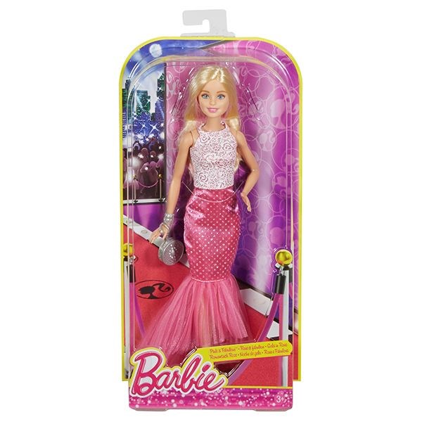 Barbie Büyüleyici Pembe Elbiseli Pembe