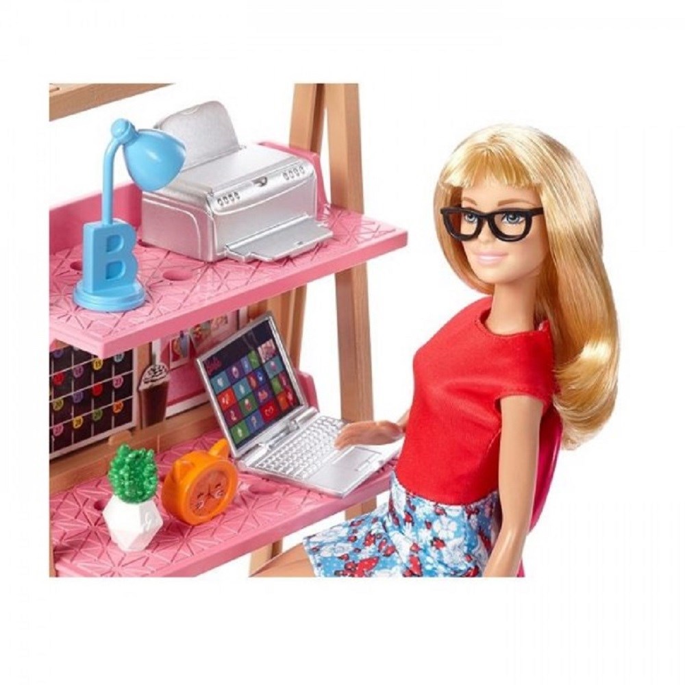 Barbie Bebek ve Oda Setleri - Çalışma Masası Orjinal