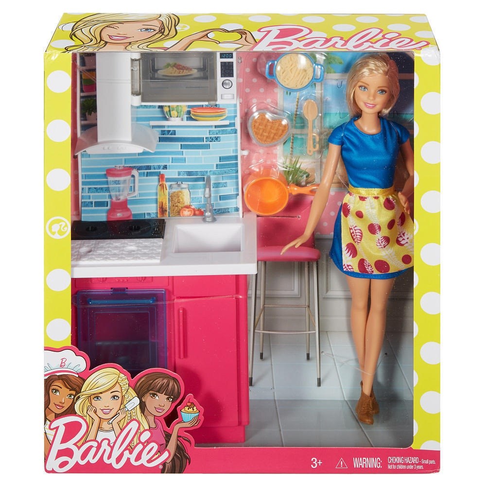 Barbie Bebek ve Oda Setleri - Mutfak Orjinal
