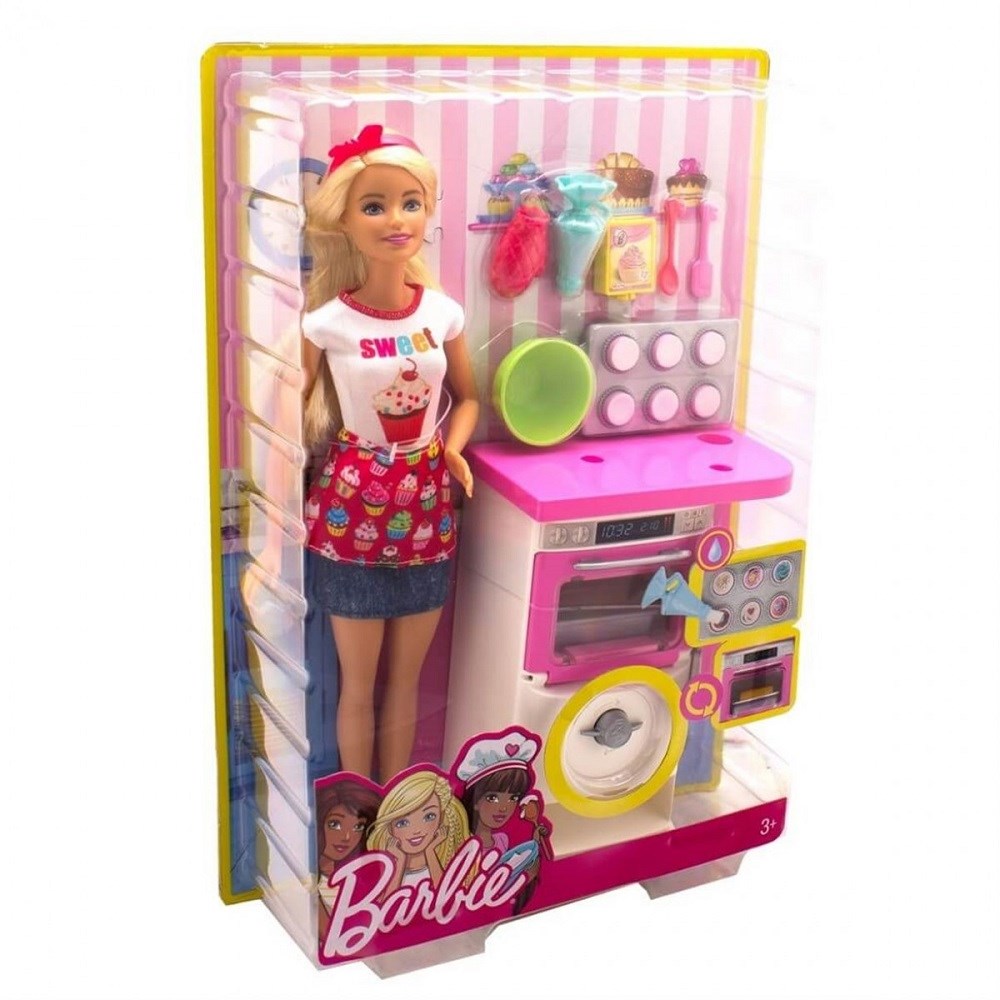 Barbie Mutfakta Oyun Seti Orjinal