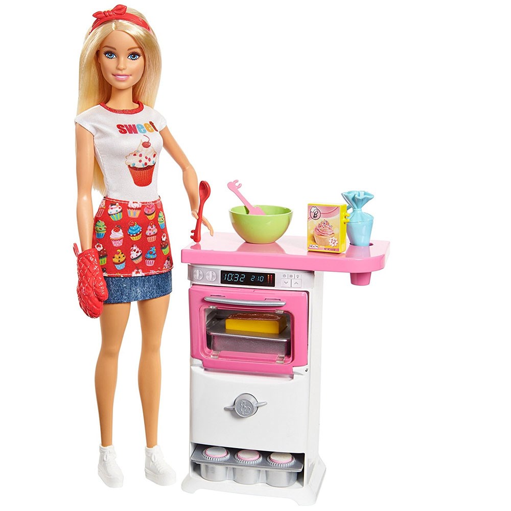 Barbie Mutfakta Oyun Seti Orjinal