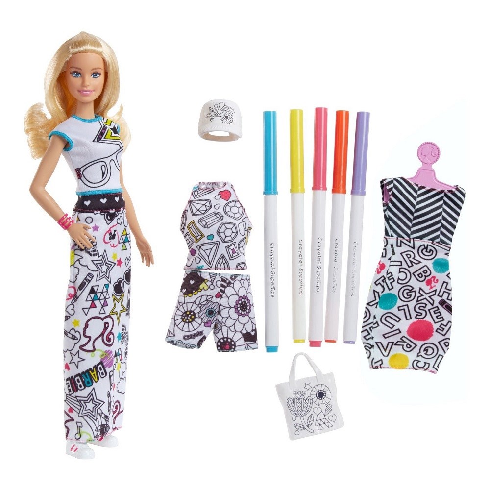 Barbie ile Kıyafet Tasarla Oyun Seti Orjinal