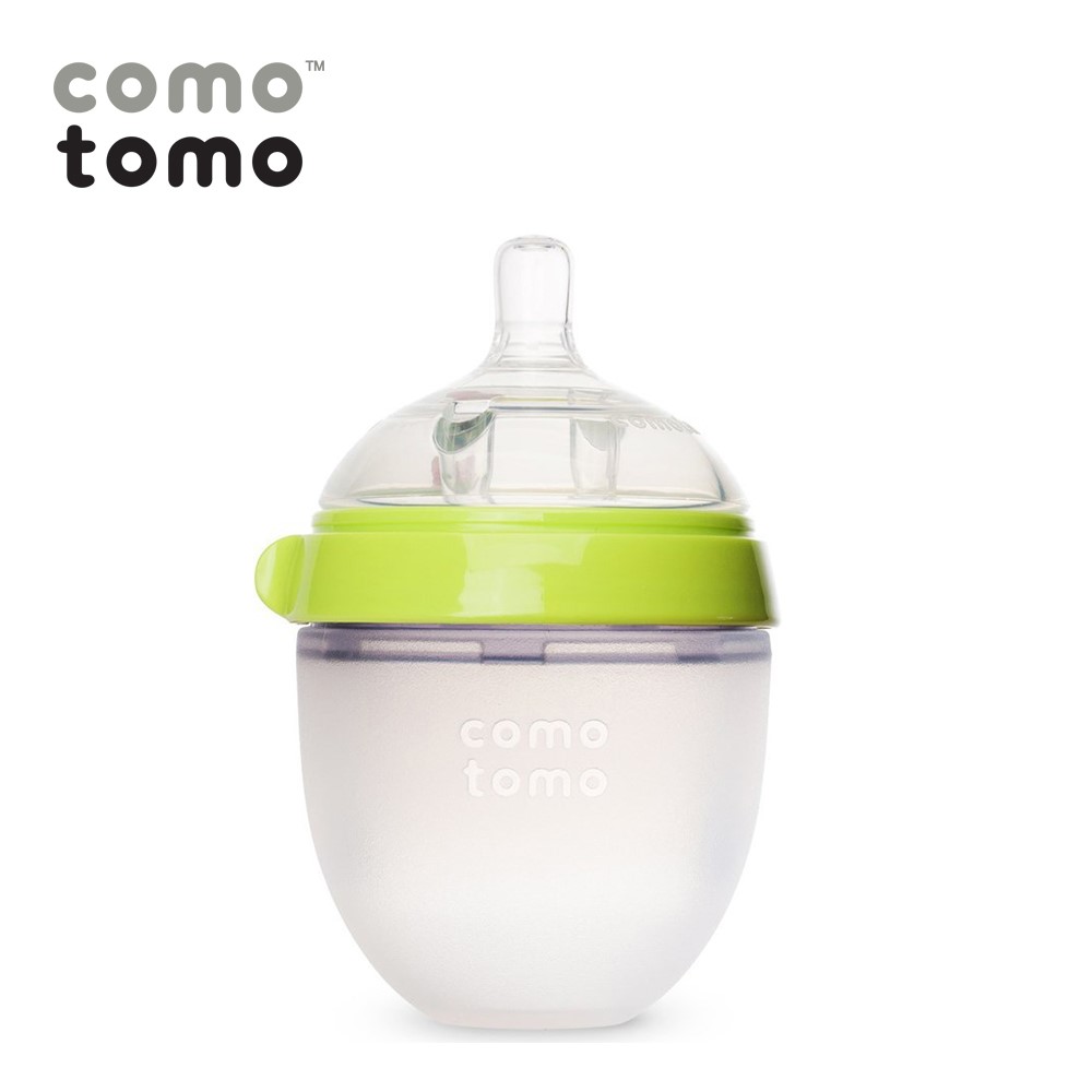 Como Tomo Silikon Bebek Beslenme Biberonu Yeşil Orjinal